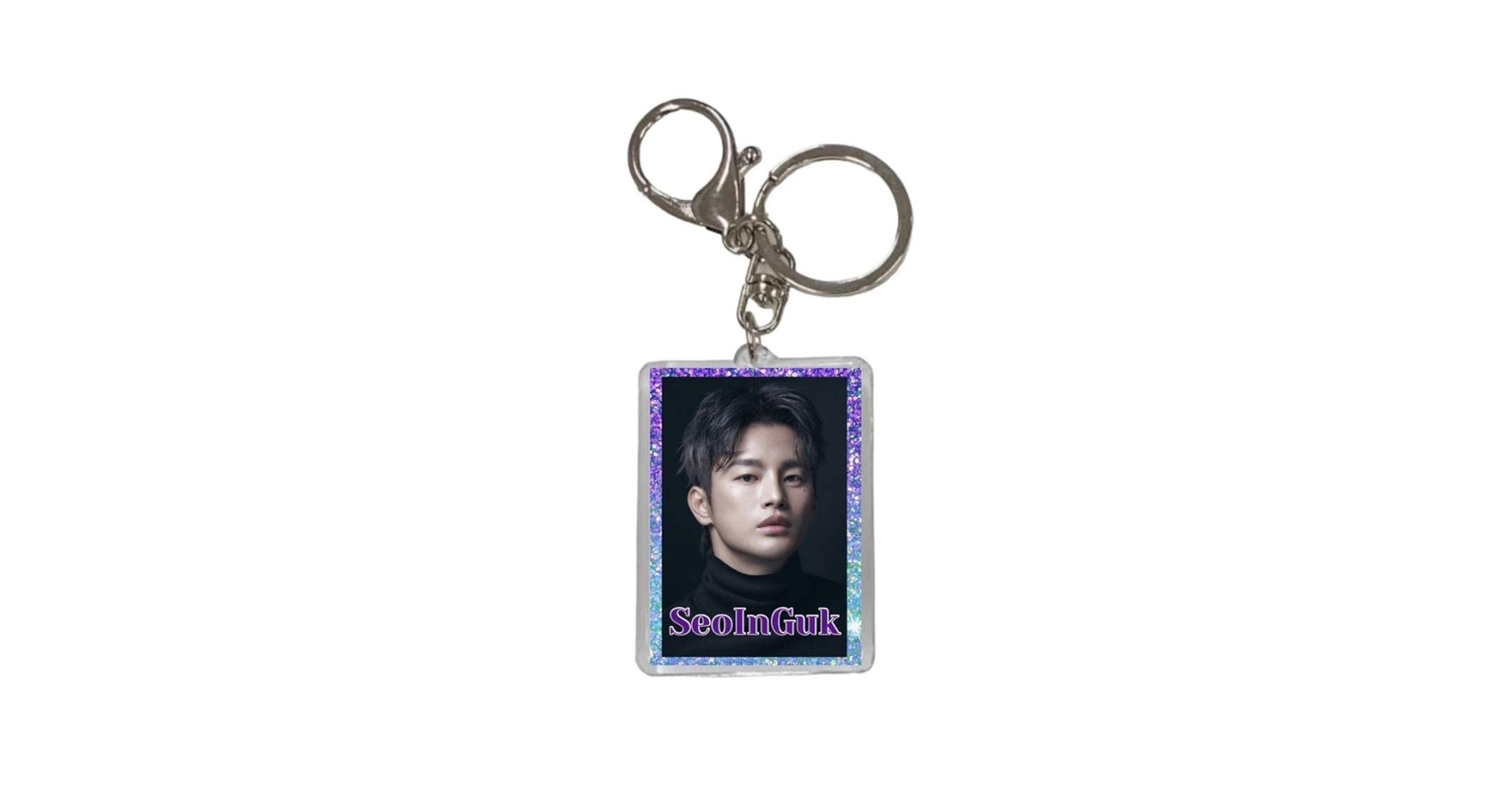SEO IN GUK ソイングクデザインキーホルダー Amazon.co.jp: ソイングク 両面 写真入り キーホルダー 韓流