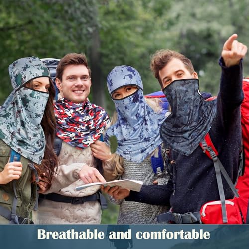 Image of Balaclava Full Face Masks Summer Balaclava Long Face and Neck Cover Breathable Sun Protection for Men Women
