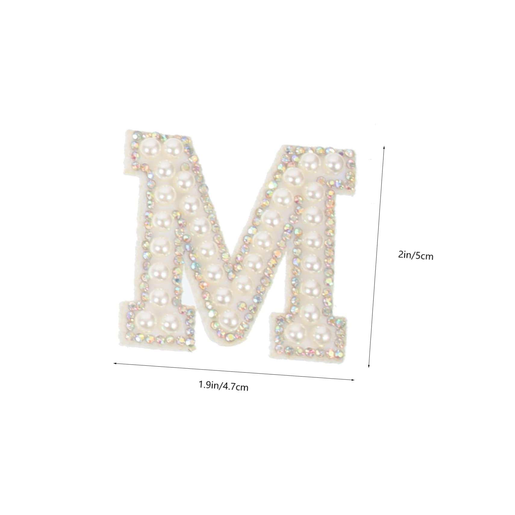 Housoutil 2 Ensembles Patches Avec Lettres Strass Pour Vêtements Décoration Thermocollante Pour Couture Et Diy 26 Pièces * 2