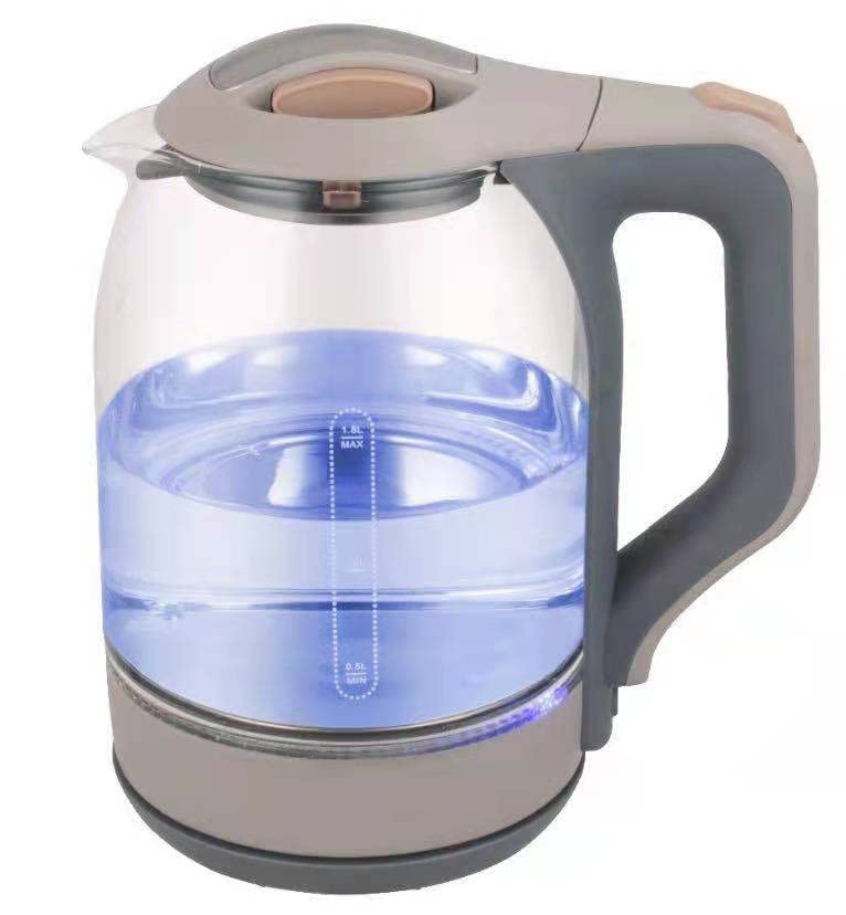 Electric kettle 1.8L multifunctional glass stainless steel electric kettle for home hotel