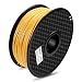 TIANSE Gold PLA 3D Printer Filament, 1 kg Spool, 1.75 mm, Dimensional Accuracy +/- 0.03 mm