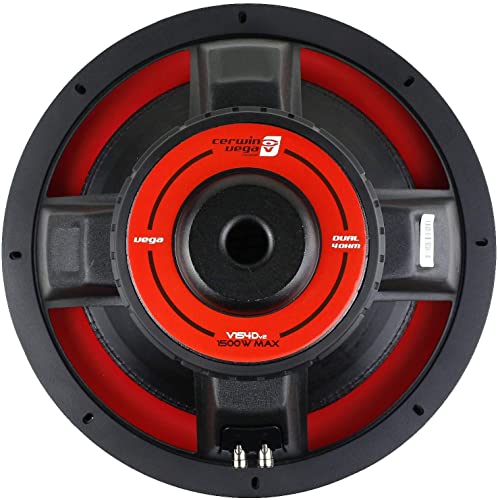 Cerwin Vega V154Dv2 15" 4Ω 1500W Max/550W Rms Power Handling Dual Voice Coil Speakers #TOP1