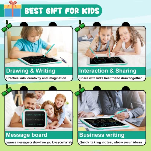 Lcd Writing Tablet For Kids 12.5" Colorful Doodle Board For Kids Drawing Tablet Erasable Writing Pad With 2 Pens Learning Gift Creative Toy For 3-10 Year Old Girls Boys Toddlers #TOP6