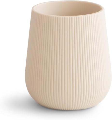 mushie Taza de entrenamiento de silicona para bebés Más de 6 meses (arena cambiante)