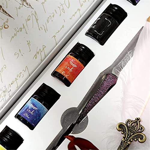 Ensemble vintage de stylos à plume pour calligraphie et correspondance - 2