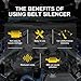 Belt Dressing Spray - 100ml Belt Dressing Spray Automotive, Automobile Engine Belt Silencer | Automobile Engine Belt Conditioner, Squeaking Belt Noise Spray with Quiet Drive for Car, SUV
