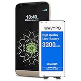 LG G5 Battery Wavypo 3200mAh Replacement Battery Li-ion for LG G5 BL-42D1F US992 VS987 LS992 H820 H830 H845 Dual H850 H858 Spare Battery [24 Month Warranty]