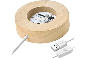 Mesmerizing Crystal Ball Light Stand: Illuminate Your 3D Masterpieces