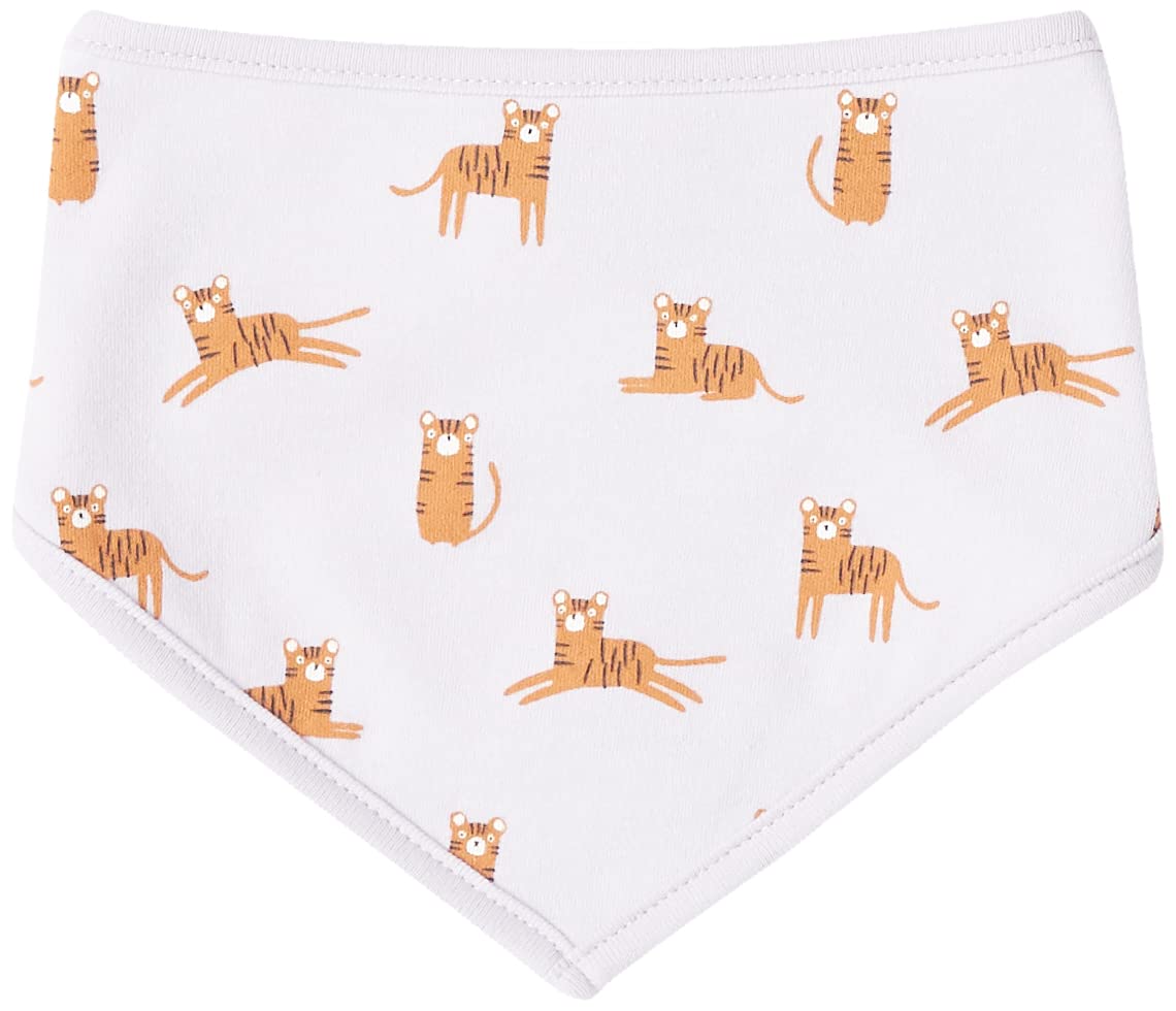 Amazon Essentials Set Bavaglino Unisex Bambini e Ragazzi, Pacco da 6, Confezione da 6 Gatti Lilla, Taglia Unica