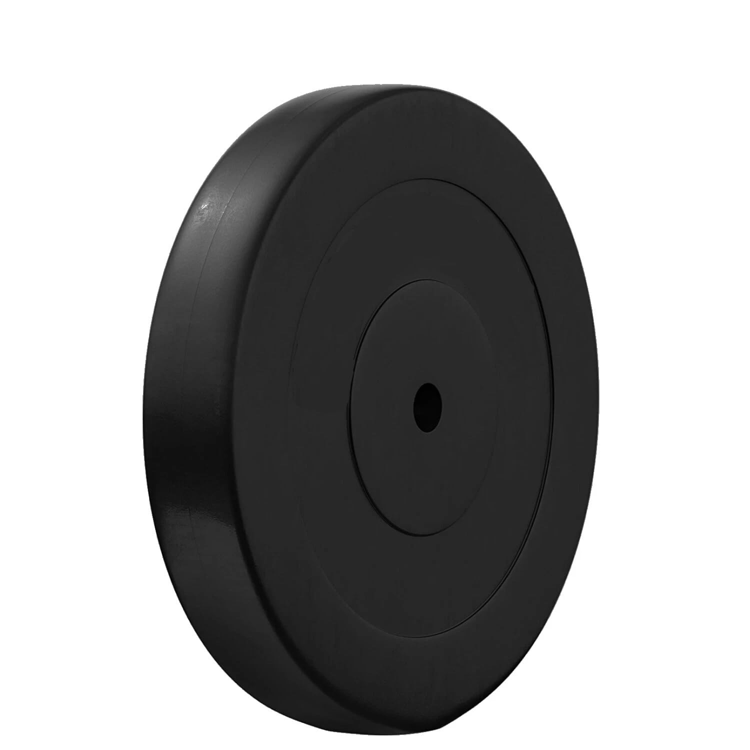 N°1 Disco in Ghisa Gommato da 2,​5 a 20 Kg Diametro foro 30mm Per Manubri o Bilancieri Piastre Peso Palestra Home Gym (2.5)