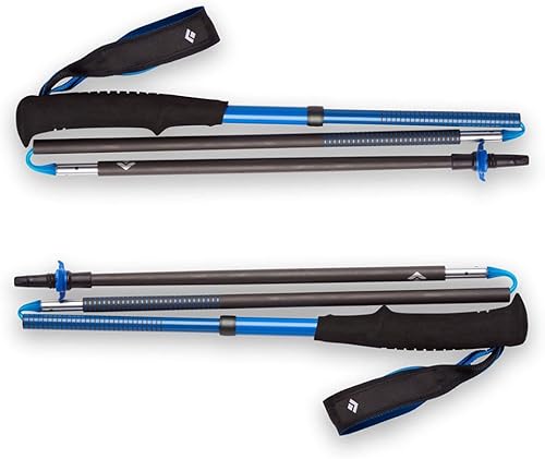Miniatura 3 de BLACK DIAMOND Distancia Carbon Z - Bastones de senderismo y correr, par de bastones de senderismo plegables, ultraligeros y de longitud fija de