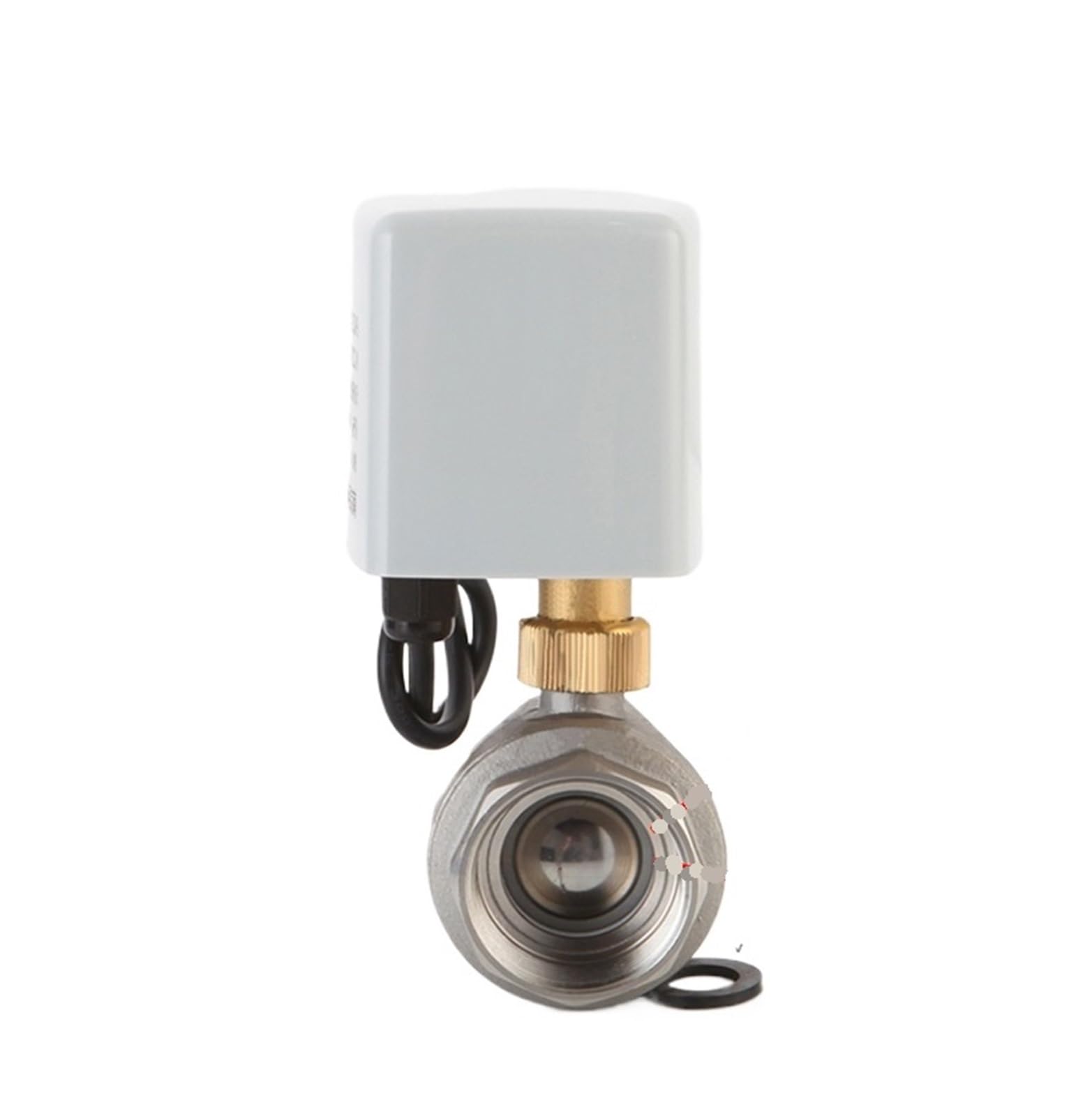 Valve motorisée Vanne à boisseau sphérique électrique en acier inoxydable 1-1/4", commande à trois fils et deux points, vanne à boisseau sphérique motorisée en acier inoxydable, 220 V, 24 V, 12 V(24VD