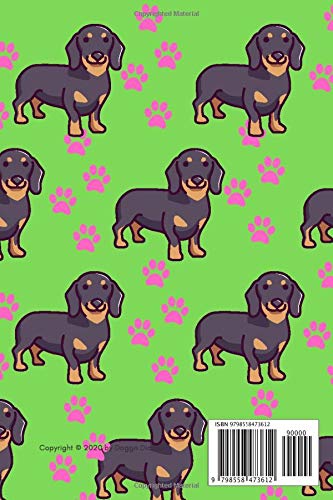 Dog Breed Notebook: Cute Dachshund Sausage Dog Owner Journal Notebook with Interior Motifs. Perfect for Dog Lovers - Image 2