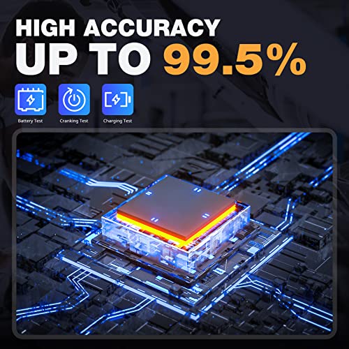 Vdiagtool Bt310 12V 24V Car Battery Tester Load Tester 100-2000 Cca Automotive Alternator Tester Digital Battery Analyzer Charging Cranking Test For Truck Atv Suv #TOP7