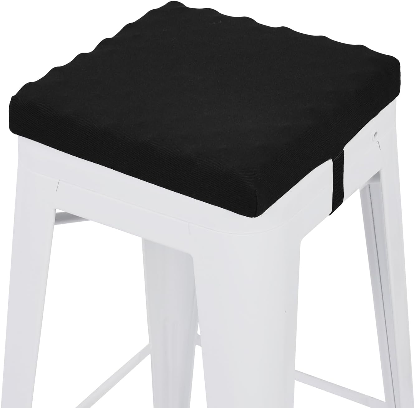 baibu 12 Inches Non Slip Stool Cushion Square, Soft Bar