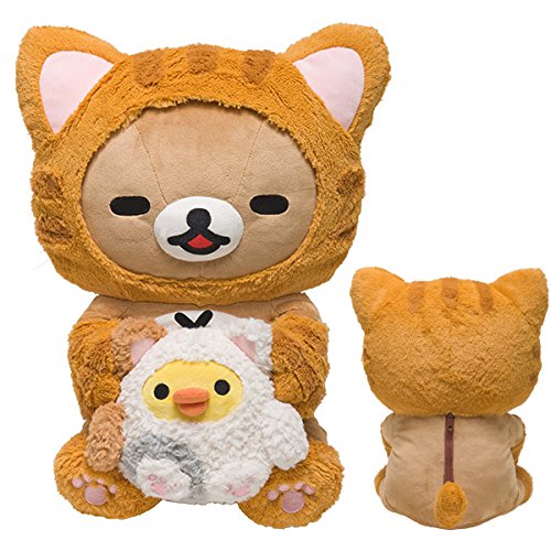 Amazon.co.jp: リラックマ のんびりネコ ぬいぐるみセット : おもちゃ