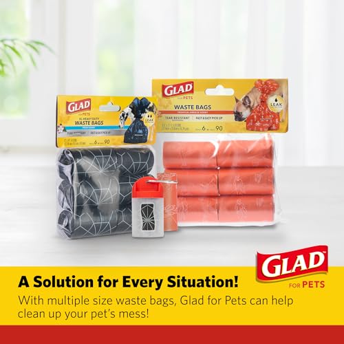 Glad for Pets Heavy Duty Dog Poop Bags, Scented, 6 Rolls, 90 Count - image 6