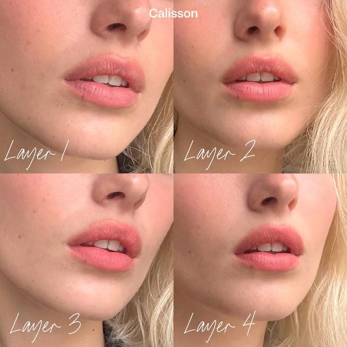 VIOLETE - Balm Sheer Matte Lipstick - Hydrating, Buildable Sheer Color with Soft Matte Finish, Comfortable Wear, Vegan & Cruelty-Free - Color: Calisson - (Neutral Beige)