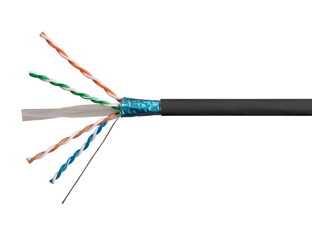 SkyeySnail Ethernet Cable 328ft / 100m Cat6A CMR UTP Solid Pure Copper...
