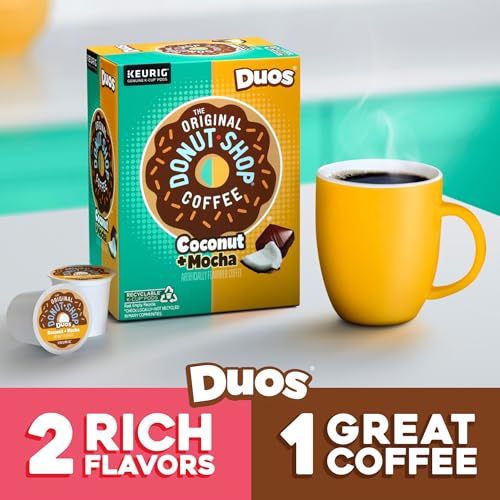 The Original Donut Shop Duos Coconut + Mocha, K-Cup Pods, 60 Count - image 3