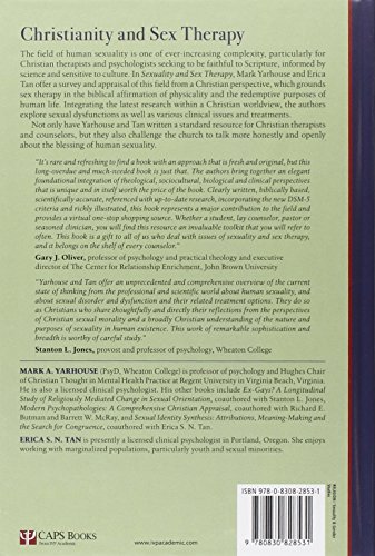 Sexuality And Sex Therapy: A Comprehensive Christian Appraisal (Christian Association For Psychological Studies Books) #TOP1