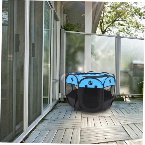 Cage avec barrière pour animaux domestiques enclos pliable chat chien intérieur