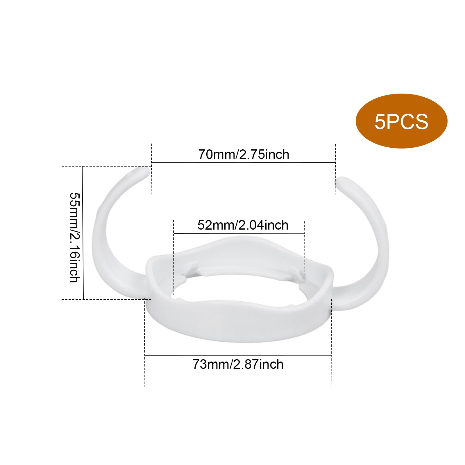 5 Pezzi Maniglie Biberon per philips avent, Impugnatura per Biberon in Plastica Standard Presa Facile, Maniglia Accessori per Biberon Collo Largo Bambini Manici di Biberon