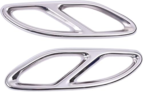 Miniatura 4 de LLKUANG Cubierta del silenciador de escape para Mercedes Benz E C Class W213 W205 Coupé W246 W216 GLC GLE GLS CLA (15-19)