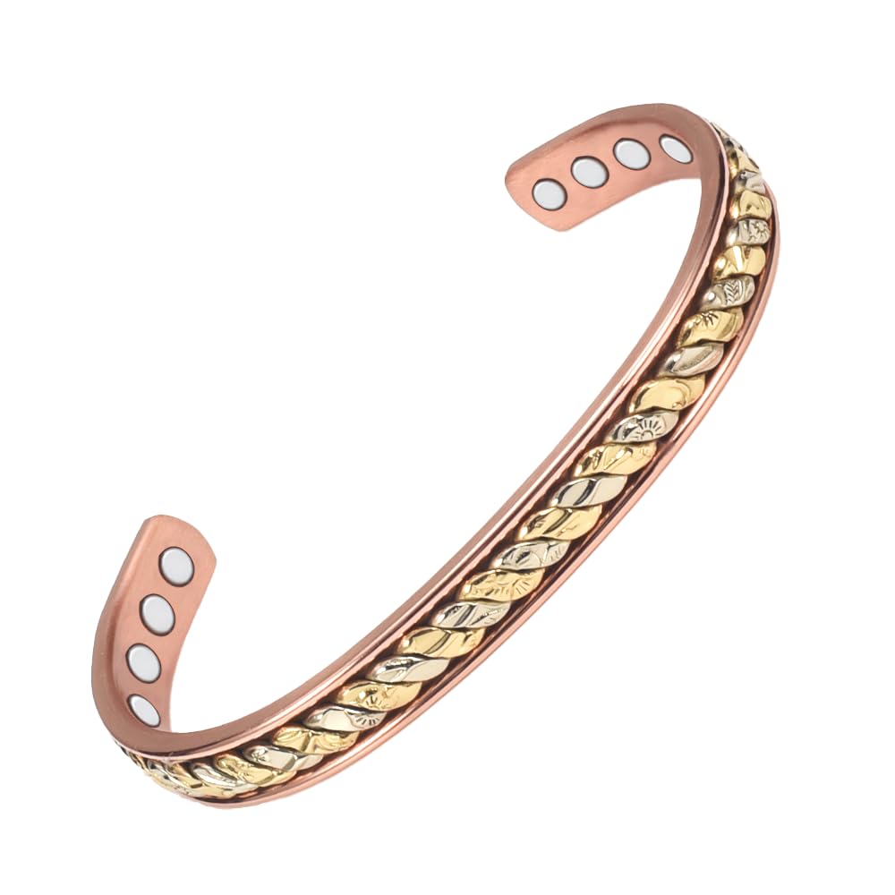 Wollet Kupferring für Frauen, magnetischer Kupferring, magne