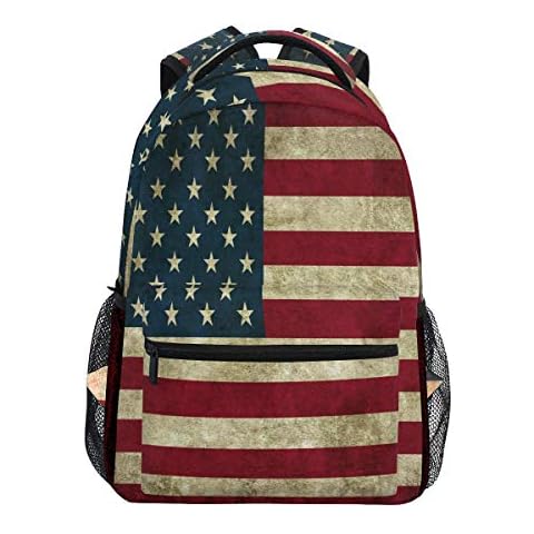 Linomo - Mochila de la Bandera de Estados Unidos Cover