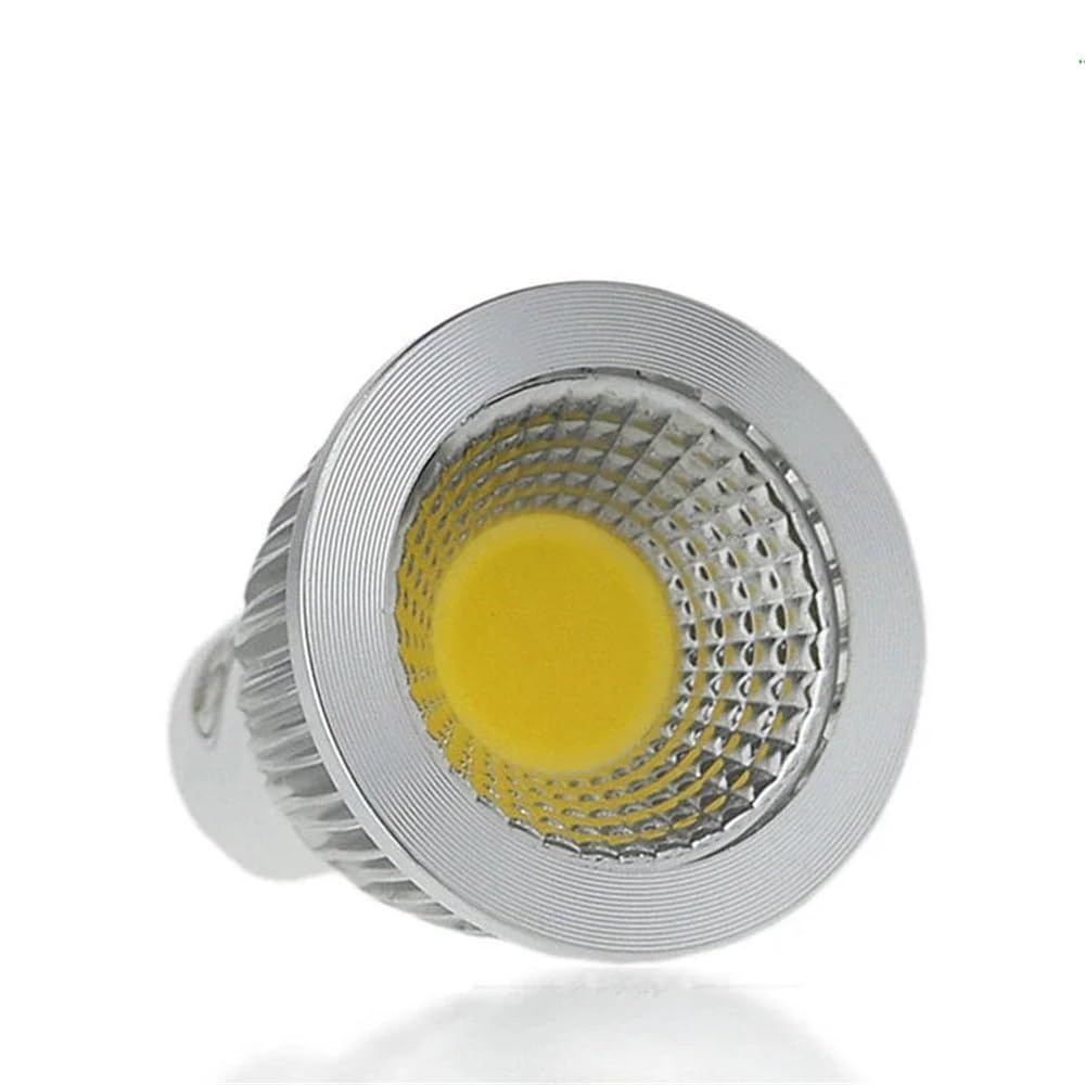 Paquete de 10, bombilla de foco LED AC220V GU10 3W/5W/7W LED GU10 lámpara regulable lámpara de araña(Warm White,3W)