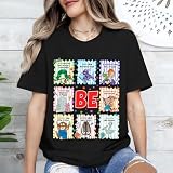 InterStellux Teacher Tshirts - First Day of School Shirts - Teachers Shirt - Back to School Shirt - 100th Day of School Celebration Shirts - Gifts for Teacher's Day (Black,L)
