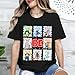 InterStellux Teacher Tshirts - First Day of School Shirts - Teachers Shirt - Back to School Shirt - 100th Day of School Celebration Shirts - Gifts for Teacher's Day (Black,L)