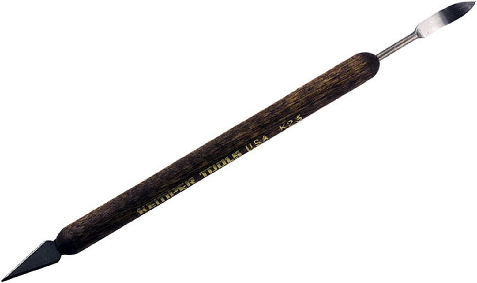 Tools For Clay & Pottery Sculpture - Dual Ended Deep Cleanup Tool - K23