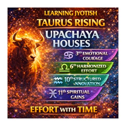 Taurus Rising & Upachaya Houses | Conscious Growth Through Effort in Vedic Astrology