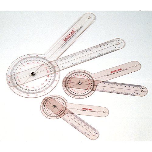 Goniómetro plástico Baseline 360 ISOM, 8 pulg, 1 grado miniatura 2