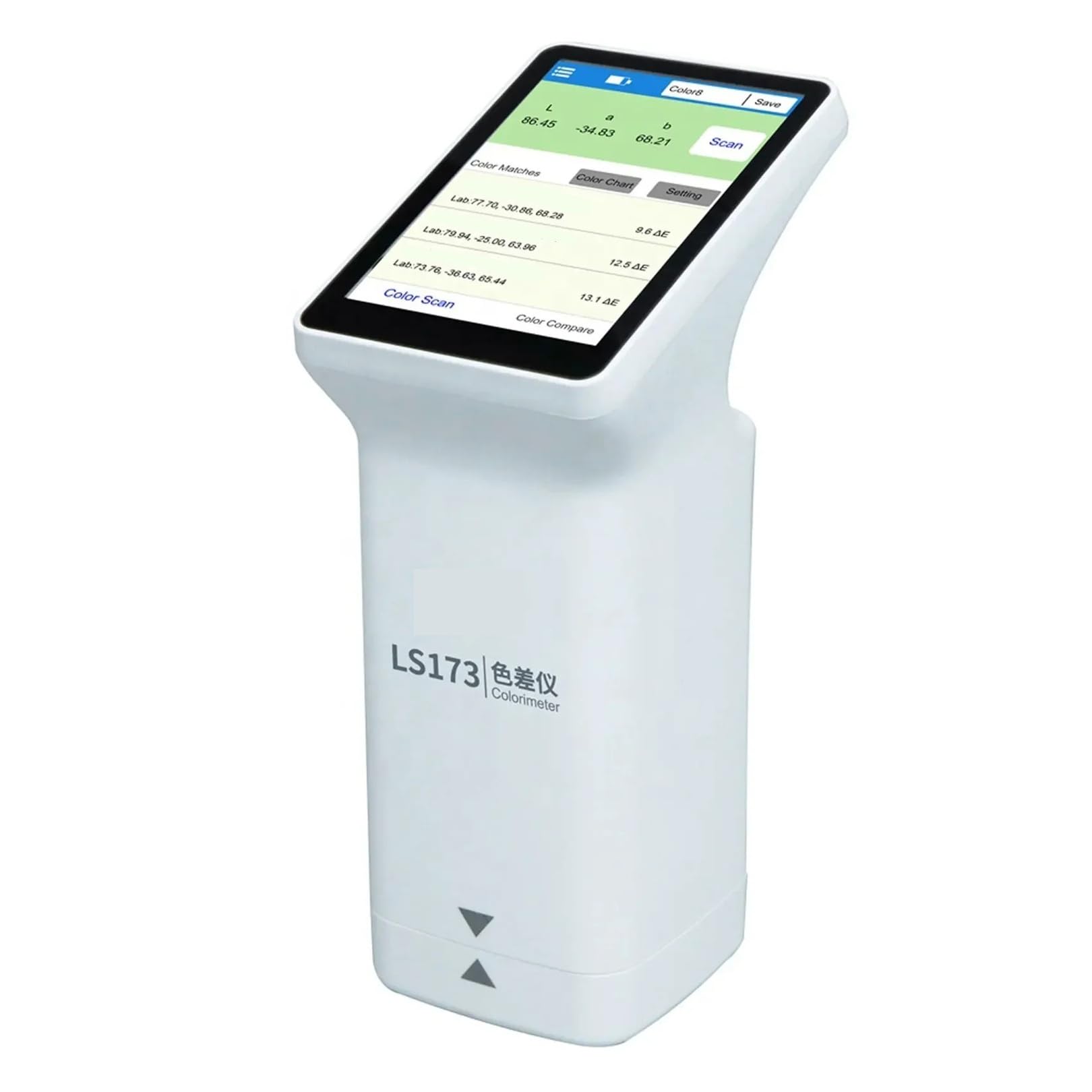 Colorimetro multifunzionale LS173 D/8 con analizzatore di colori touch screen Operazione semplice