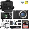 Sony Alpha ZV-E10 (Solo cuerpo) Cámara para vlogs (Negro)| Sensor APS-C | Herramienta compacta para creadores, sensor APS-C de 24.2 MP, video 4K, pantalla abatible + batería extra adicional + tarjeta de 64GB + estuche para cámara 2
