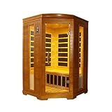Dynamic "Heming" 2-person corner Low EMF Far Infrared Sauna