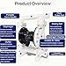 Air Operated Double Diaphragm Pump, 35 GPM and Max 100 PSI Oil Transfer Tump Polypropylene Body, 1.5