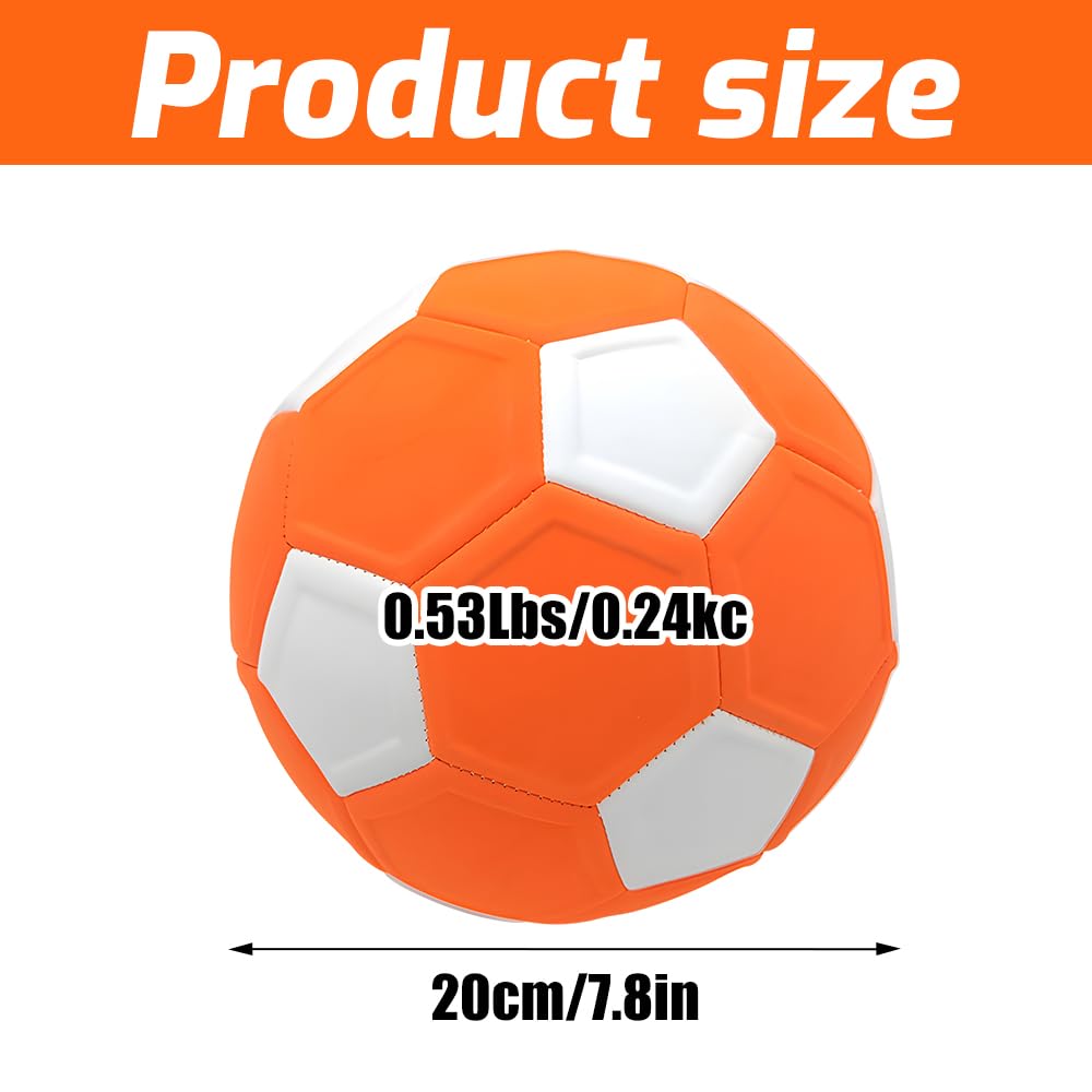 Pallone da Calcio Curvo, Curve Ball Football in Gomma Misura 5, Palla da Calcio con Effetto A Giro, Flessibile, Palla da Calcio Curva per Allenamento Calcio per Bambini e attività All'aperto