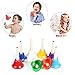 Ehome Handbells, 8 Note Hand Bells Set with Songbook, Early Learning Toys for Toddlers, Percussion Instrument for Christmas, Birthday, Classroom, Party, Church, Wedding