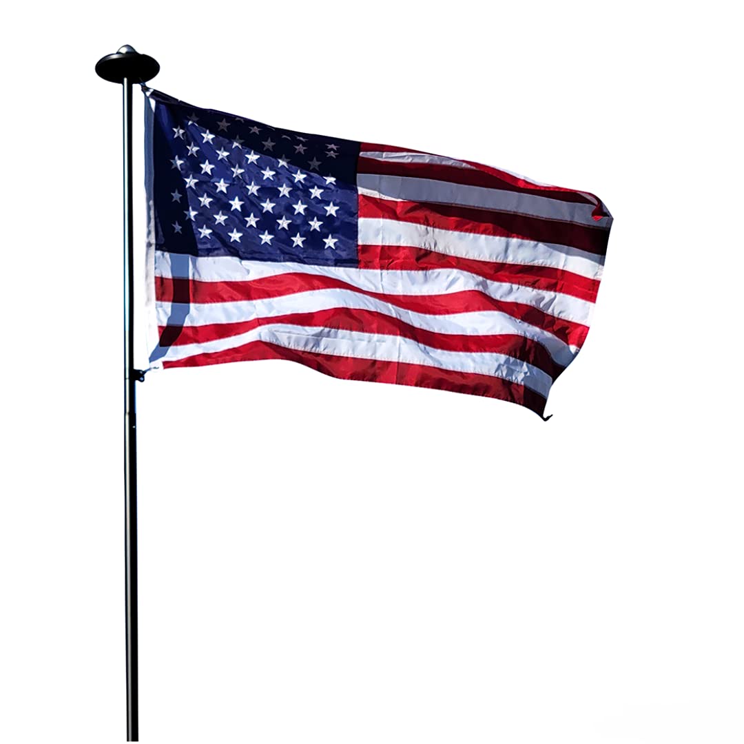 Buy Service First Black Heavy Duty 25FT Telescoping Freedom Edition