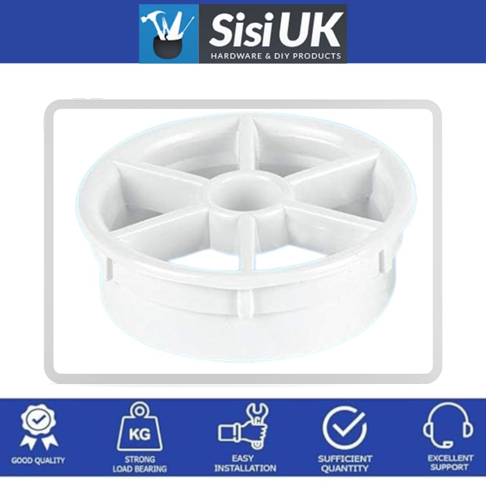 White Removable Shower Waste Grid Only Fits with Shower Traps 1½" Shower Grid 1 Pack - Image 4