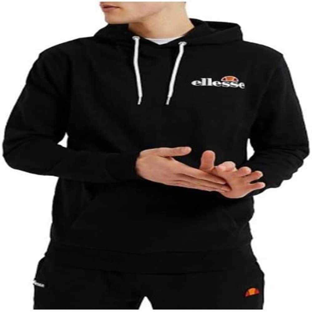ellesse Mens Primero Oh Hoody Sweatshirt, Black, XXL EU