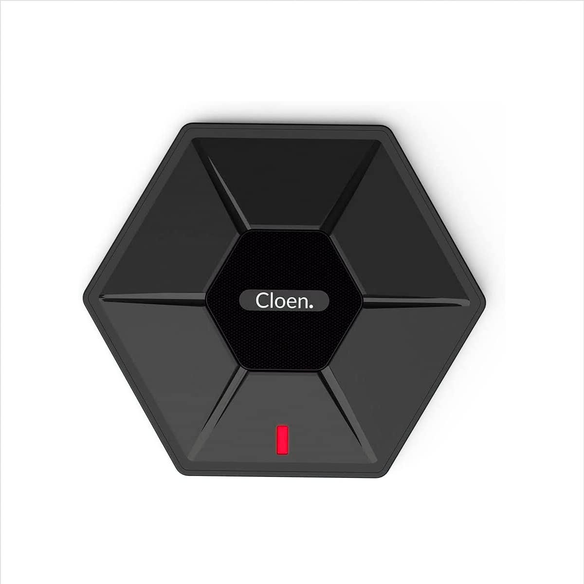 Cargador inalámbrico Rápido Invisible, tecnología Qi, Compatible con iPhone, Samsung Galaxy, Pixel, Xiaomi, Huawei, OPPO, Sony, LG, Nokia, TCL, Integrado bajo Mesa, hasta 33 mm de Distancia, Cloen