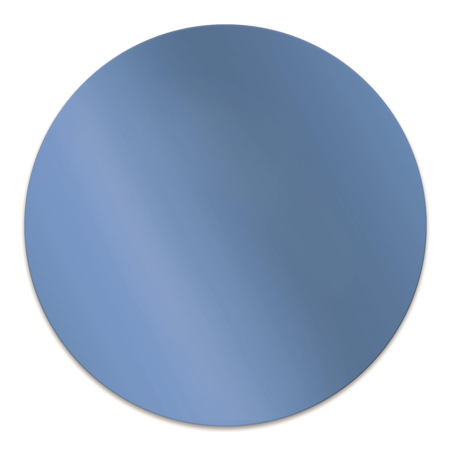 Tapis de sol ø100 cm bleu en PVC imperméable pour protéger le bureau