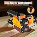 Dobetter Drum Sander for Woodworking, Surface Conditioning Tool, Burnishing Polishing Machine, Paint Stripper Remover, Variable Speed Tool with VAC Nozzle and Tool Bag- DBDS500