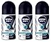 (Pack of 3 Bottles) Nivea INVISIBLE FOR BLACK & WHITE FRESH Scent Men's Roll On Anti-perspirant Deodorant (Pack of 3 Bottles, 1.7oz / 50ml Each Bottle)