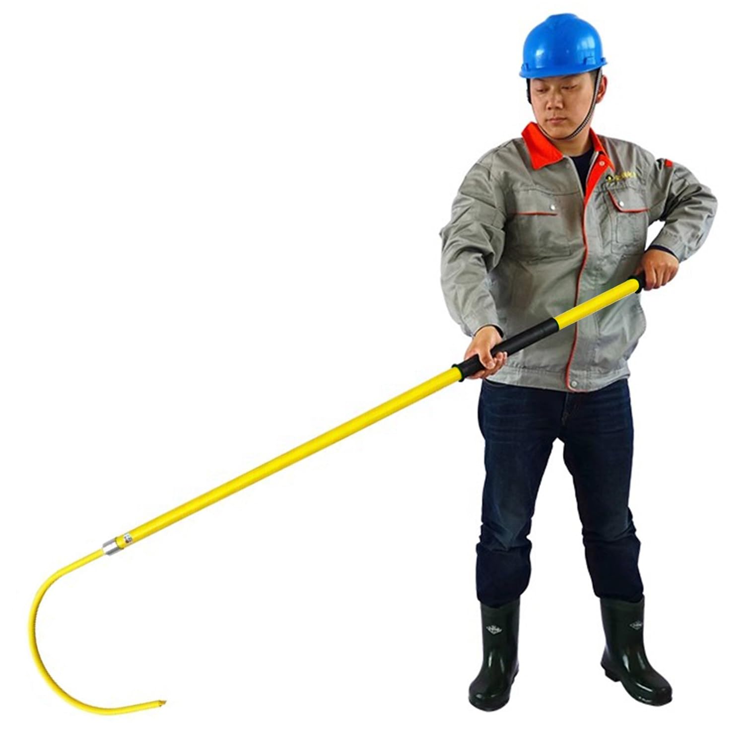 Gancho de rescate aislado para trabajo en línea y mantenimiento seguro en subestaciones